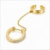 ETERNA 0.34 Karat Zincirli Tekli Küpe ETERNA 0.34 Karat Zincirli Tekli Küpe