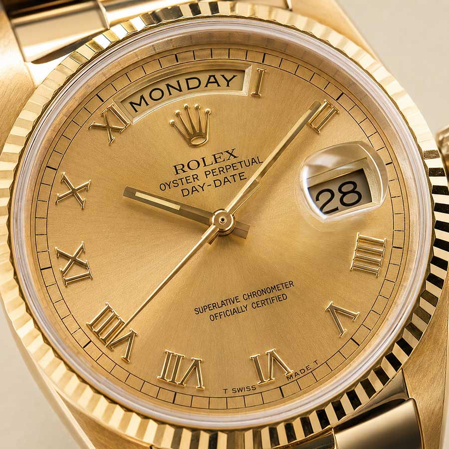 Rolex Day-Date 36 President 18238 Sarı Altın Saat Rolex Day-Date 36 President 18238 Sarı Altın Saat