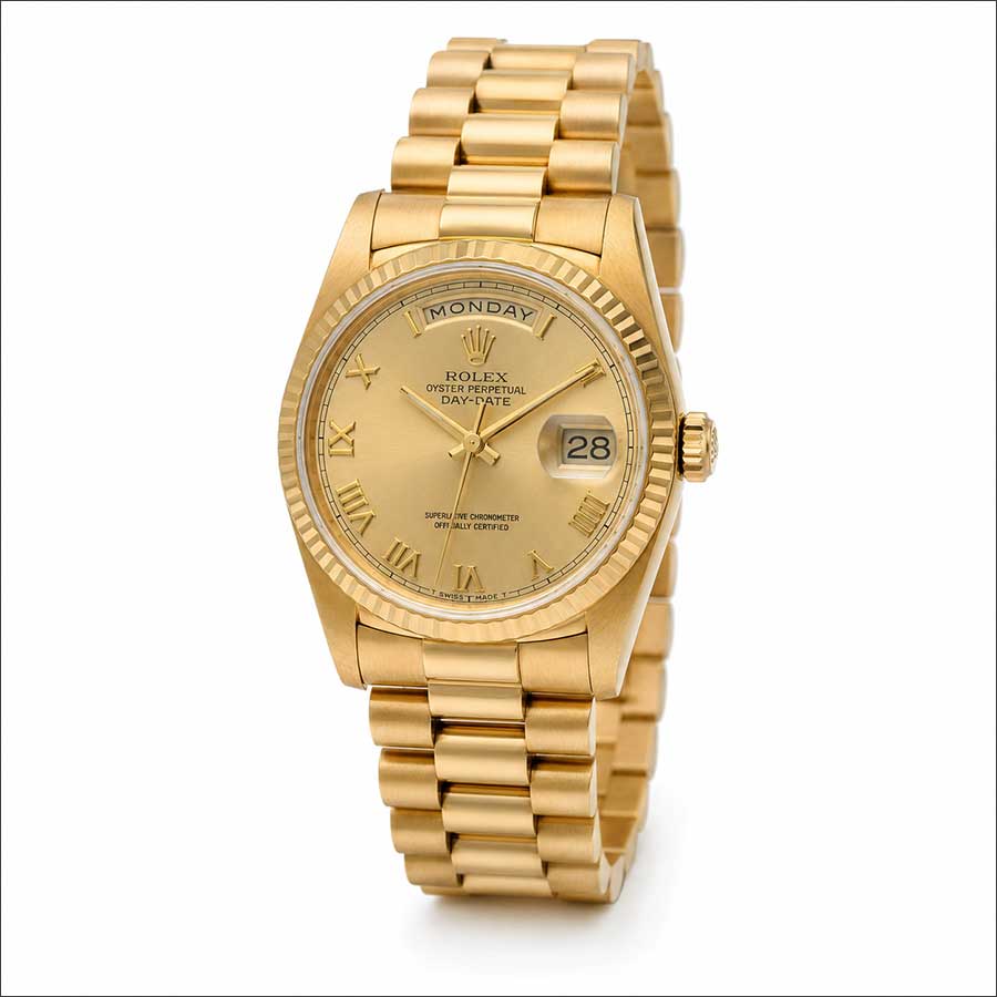 Rolex Day-Date 36 President 18238 Sarı Altın Saat Rolex Day-Date 36 President 18238 Sarı Altın Saat